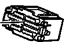 GM 12065803 Connector, Driver Information Display, Black