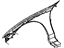 GM 12528522 Fender, Front Passenger Side