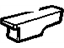 GM 25891050 Mirror Assembly Seal, Rear Driver Side