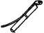 GM 90542138 Buckle End, Black