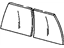 GM 15989992 Door Glass, Black Tint, Passenger Side