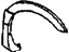 GM 12530313 Wheel Opening Molding, Front Driver Side