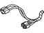 GM 12110753 Connector, Electronic Brake Control, Black, Rear