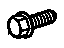 GM 11515928 Fender Assembly Bolt