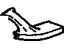 GM 22567814 Pull Handle, Passenger Side