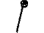 GM 14088089 Ball Joint Nut, Front Lower