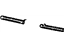 GM 10186549 Body Side Molding, Black; Green; White, Front