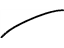 GM 15827356 Roof Molding, Driver Side
