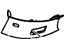 GM 20979842 Rear Pillar Trim, Titanium, Driver Side