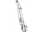 GM 19353466 Retractor, Seat Belt, Black