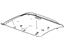 GM 20839651 Headliner, Opel Gray
