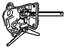 GM 10414628 Window Regulator, Front Passenger Side
