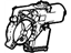 GM 22788193 Window Motor, Front Passenger Side