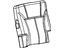 GM 88983523 Cover, Am7 - Rear Folding Bench Seat Back