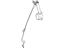 GM 22988557 Retractor, Seat Belt, Black, Rear