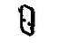 GM 15147299 Plate, Door Hinge, Front Lower