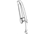 GM 23276315 Belt Kit, Seat Belt, Rear Center