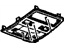 GM 19150112 Bezel, Overhead Console, Gray, Front