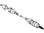 GM 30018140 Axle Assembly, Front Passenger Side