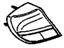 GM 19168989 Tail Lamp, Driver Side