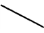 GM 12305392 Side Molding, Rear