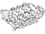 GM 12633962 Cylinder Head