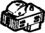 GM 84537015 Window Switch, Black, Rear