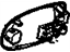GM 10322222 Handle, Outside, Passenger Side