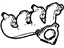 GM 12629337 Exhaust Manifold, Driver Side