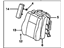 GM 94859526 Seat Back Assembly