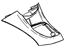 GM 95913060 Upper Trim, Black