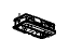 GM 20959400 Dome Lamp Assembly, Black; Titanium