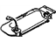 GM 12373988 Sunshade, Blue, Passenger Side