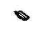 GM 20887284 Release Handle Bezel, Black, Rear