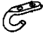 GM 14055781 Tow Hook, Driver Side