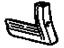 GM 12394444 Body Side Molding, Rear Passenger Side