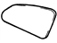 GM 12503606 Glass, Rear Driver Side