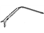 GM 10171416 Pillar Trim, Red, Upper Passenger Side