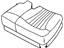 GM 88979636 Cover, Am7 - Rear Bucket/Split Seat Cushion