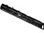 GM 12399380 Body Side Molding, Black, Front Center Passenger Side