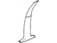 GM 25709999 Center Pillar Trim, Driver Side