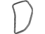 GM 19179804 Door Weatherstrip, Rear Driver Side