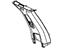 GM 23312076 Upper Center Pillar Trim, Titanium, Inner Driver Side