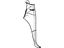 GM 15877447 Lock Pillar Trim, Driver Side