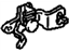 GM 12398554 Lock Cylinder, Front