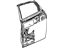 GM 23274199 Door Shell, Driver Side
