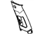 GM 22787201 Upper Center Pillar Trim, Titanium, Driver Side