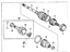 GM 26067689 Axle Assembly, Front Driver Side