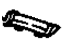GM 10062782 Rear Molding, Front Passenger Side