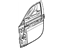 GM 15880690 Door Shell, Front Passenger Side